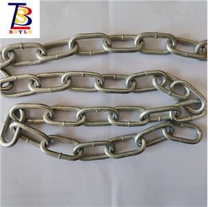 Elektrogalvanisert DIN5685 A/C Carbon Steel Welded Link Chain