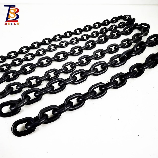 Black G80 Lifting Alloy Steel Link Chain